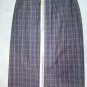 Skirt Springy Pure Wool Lined Size 44 British Style Check Vestebene Grey