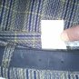 Skirt Springy Pure Wool Lined Size 44 British Style Check Vestebene Grey