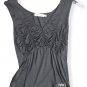 Women Vest Top Black Elegant Viscose Summer Sizes 46 & 48 Worked Mariella Erre