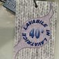 Sweater Pullover Man Grey Blue M Crew-Neck Crystals Snow Christmas Sports New