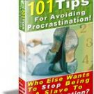 101 Tips for Avoiding Procrastination