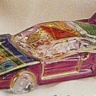 NASCAR STYLE COLLECTIBLE MURANO ART GLASS CAR 4" NIB