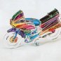 Murano Italian Art Glass Collectible Motorcycle Sculpture 4 1/2" NEW