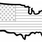 JULY 4TH & PATRIOTIC Printable Coloring eBook on CD - 43 Pages Sheets Book