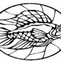 STAINED GLASS FISH Printable Coloring eBook CD | 33 Pages Coloring Sheets Book