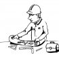 CONSTRUCTION Printable Coloring eBook on CD - 35 Pages Coloring Sheets Book