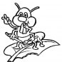 BUGS Printable Coloring eBook on CD - 39 Pages Coloring Sheets Book Kids Science