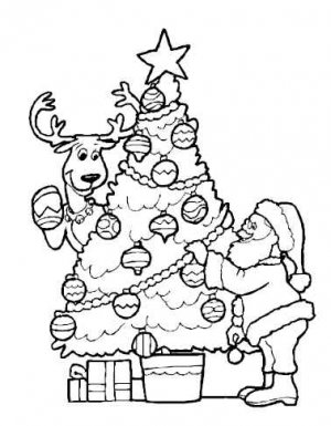 CHRISTMAS Printable Coloring eBook on CD - 55 Pages Coloring Sheets Book