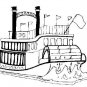BOATS Printable Coloring eBook on CD - 32 Pages Coloring Sheets Book