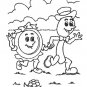 NURSERY RHYMES Printable Coloring eBook on CD - 54 Pages Coloring Sheets Book