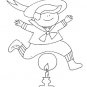 NURSERY RHYMES Printable Coloring eBook on CD - 54 Pages Coloring Sheets Book