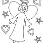 ANGELS Printable Coloring eBook on CD - 35 Pages Coloring Sheets Book