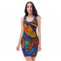 All Over Printed Women Cut and Hand Sewn Made Especially Bodycon Dress Fitted Dresses Sleeveless