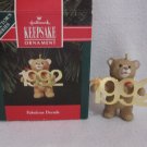 Fabulous Decade 1992 Teddy Bear #3 Hallmark Keepsake Christmas Ornament