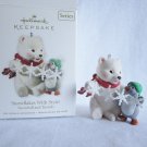 Hallmark Keepsake Christmas Ornament Snowball & Tuxedo 2010 Snowflakes With Style #10 ~st