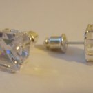 Square CZ Earrings