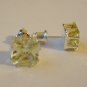Light Green CZ Studs