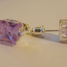 Lavender CZ Studs