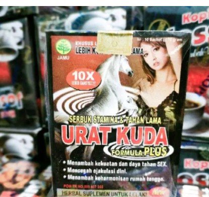 4 Box Urat Kuda CAPSULES 10X MORE POWERFUL ORIGINAL (Strong) Men's Oil Long Lasting