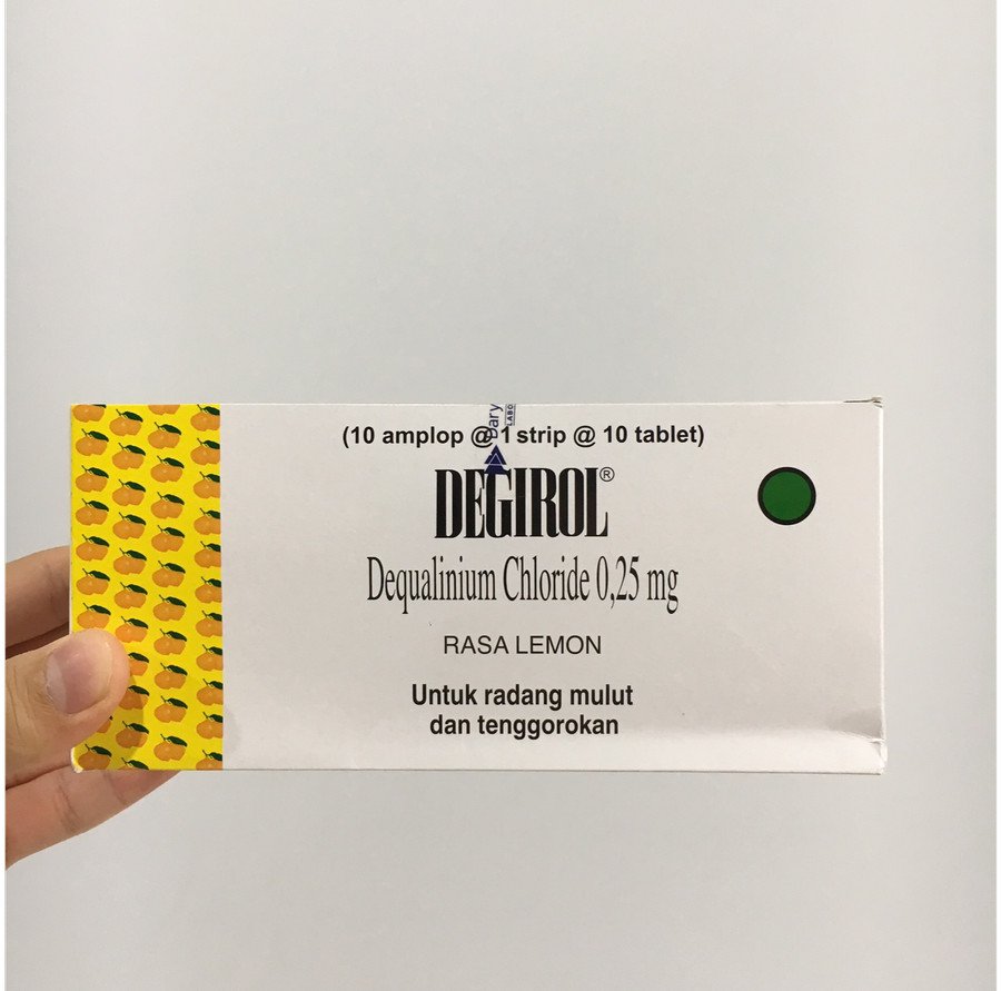 100 Tab - Degirol Lozenges Relieve Sore Throat and Mouth Disorders, Gingivitis