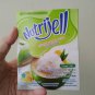 10x 15gr Nutrijell jelly powder coconut flavor made with seaweed and konnyaku.