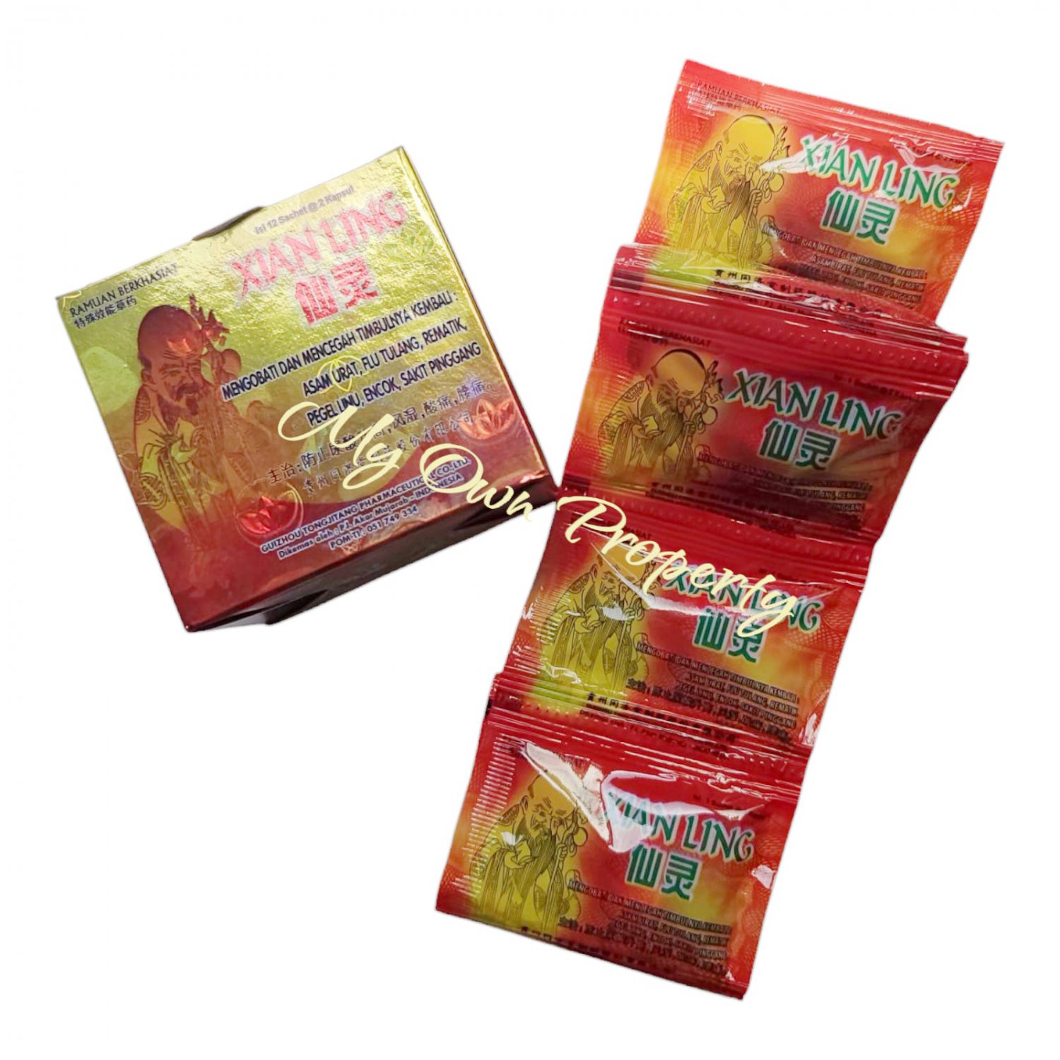 ORI 6 Box Xian Ling Herb Capsule Arthritis Gout Rheumatism Back Pain Bone Joint Health