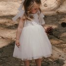 A-line Sleeveless Tulle Daily Dresses First Communion Dresses Flower Girl Dresses Pageant Dresses