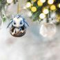 Cute Blue And White Porcelain Dragon Egg Ornament Christmas Dolls Car Interior Hanging-Cn One Size 2