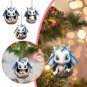 Cute Blue And White Porcelain Dragon Egg Ornament Christmas Dolls Car Interior Hanging-Cn One Size G