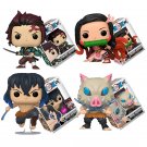 4pcs Anime Kamado Tanjirouu Nezukoo Demon Slayer Figure Action Figures PVC Model Toys Gift
