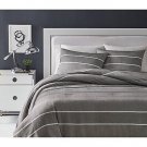 3Pc King Reardon Comforter Bedding Set Gray Decor
