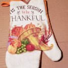 1 Printed Oven Mitt 105" Harvest Pumpkins Tis The Season To Be Thankful Gifts