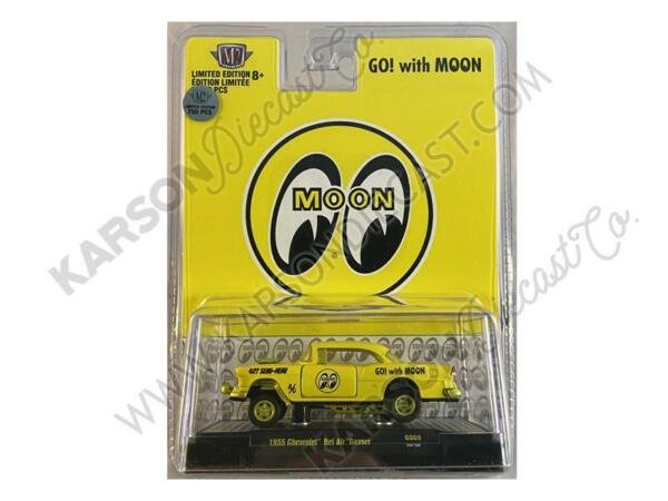 Chase 1955 Chevrolet Bel Air Gasser Mooneyes 1:64 Scale 31600Gs08 ...