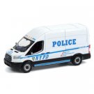 2015 Ford Transit Lwb High Roof Van Nypd 1:64 Scale Model 53030A Diecast Gift 2015 Ford Transit Lwb High Roof Van Nypd 1:64 Scale Model 53030A Diecast Gift