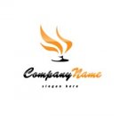 Gold and black classy logo #1005