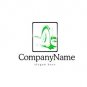 green tire / car logo #1006