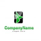Green and black logo # 1007