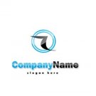 Blue and black logo #1008