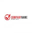 Red and Black check logo #1015