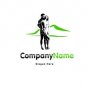 Black and green clothing logo #1021