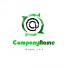 Green and black web logo #1033