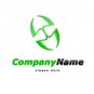 Green and black dbl shovel logo #1039