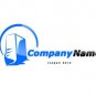 Blue computer logo #1040