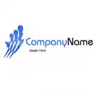 Dark blue and black logo #1048