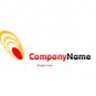 Red yellow and black circle logo #1044