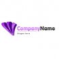 Purple ribbon logo #1045