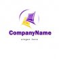 Purple and yellow logo #1061