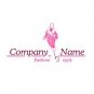 Pink fashion logo #1190