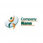 Green and orange fitness logo #1192