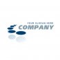 Grey and blue modern logo #1193